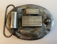 Rare Belt Buckle – 2002 21st Anniversary Britt Iowa Draft Horse Show #ed of 250