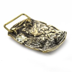 Belt buckle « Duck hunting », Trophy belt buckle, Hunter belt buckle