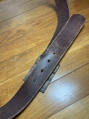 Budweiser Vintage Leather Belt Rodeo Cowboy Country Men’s Belt Western Buckle