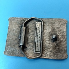 Vintage 1984 Iveco Trucks Limited Edition Belt Buckle Pewter Tone Semi Truck