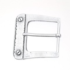 Pin Buckle Belt Buckle with Ornament – Classic Metal Design