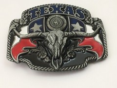 Texas Pride Belt Buckle Western Cowboy Mens Belt Buckles