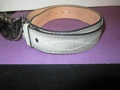 Rare Cadilac logo belt buckle and belt . size 38 Frontier series blet