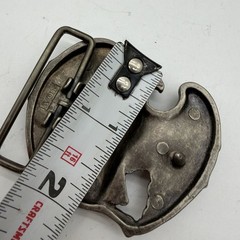 Vintage Belt Buckle Avon Eagle Wings Bird Metal Silver Tone