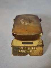 Boy Scouts Solid Brass Belt Buckle with Fleur-de-lis Emblem (O-2)