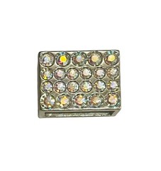 Western Fashion Full Crystal Belt Buckle W/AB Color Crystals