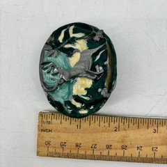 Great American Belt Buckle Jumping Deer Forest Woods Hunting