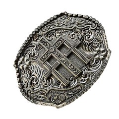 Cowboy Relief Belt Buckle Metal Belt Buckle for DIY Waist Belt Replacements