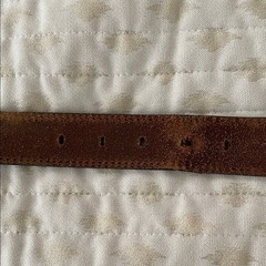 Columbia Vintage Dark Brown Leather Men&rsquo;s Belt with Silver 2&Prime; Buckle Size 38