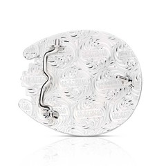 Montana Silversmiths Classic American Made Sunrise Mesa Bull Rider Belt Buckle