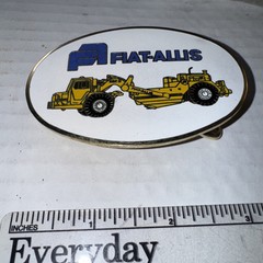 Fiat-Allis Construction Scraper Belt Buckle Rare Free Shipping Rare Vintage