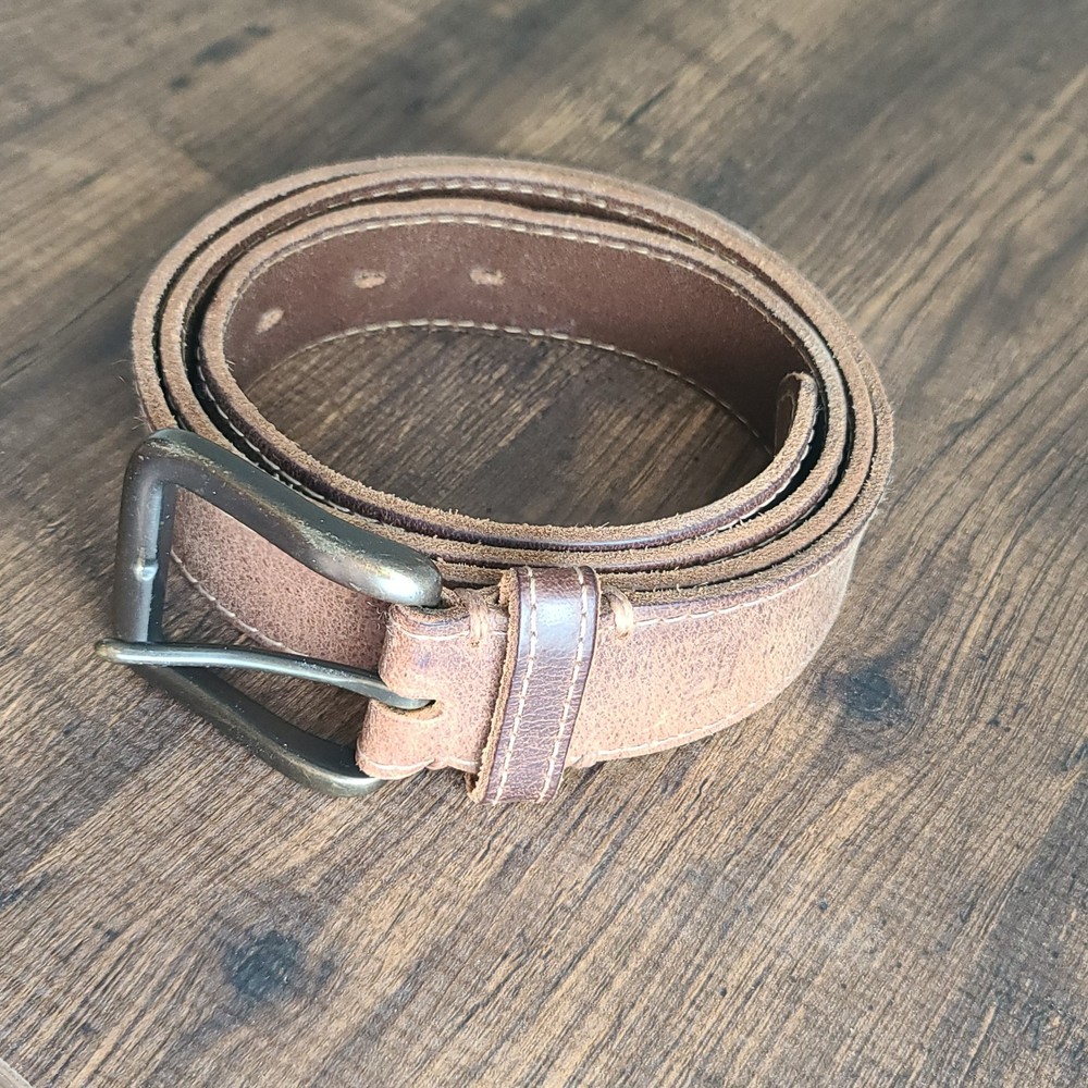 Levi Denizen belt L 36-40 light Brown Tan Distressed Adjustable