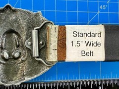 Cowboy Skull Bandana with Crossed Rifles Snakes Silver Color Western Belt Buckle