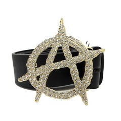 Men&rsquo;s Anarchy, OTF, Sniper Gang, Mask Man Fashion Buckle 44&Prime; Belt (M)
