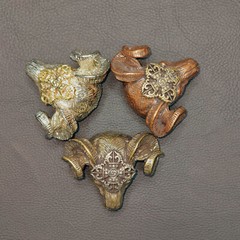 Brass Casting Casting Goat Head Belt Buckle, Personalised Men&rsquo;s belt buckle