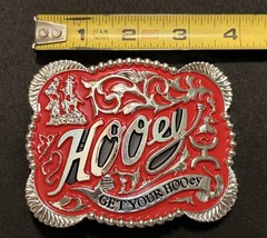 Western 4×3 Hooey Red Silver Cowboy Belt Buckle for 2 » Belt Hebilla Vaquero