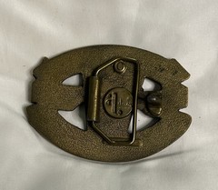 Dezy Belt Buckle 1976 Fabulous Las Vegas Dice Playing Cards
