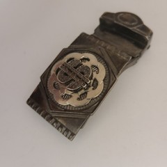 Silver Tone Dollar Sign Belt Buckle Spinner Spinning for 1.5&Prime; Belt