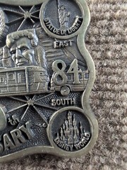 1984 Holiday Rambler RV Belt Buckle #356/500 Travel Trailer Camper