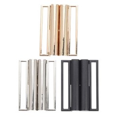 3Pcs Reusable Zinc Alloy Metal Belt Buckles for Clothing Adjustable Waist Straps