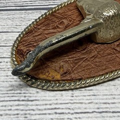 Long Horn Bull Head Western Concho for Tie Belt