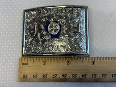 Balto Co Railroad Police Belt Buckle 1.75&Prime; Loop Maryland Railway Service
