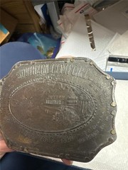 VINTAGE 1970s BERGAMOT ***SOUTHERN COMFORT*** BRASSTONE BOOZE BUCKLE