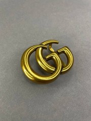 Gold GG 35mm G Belt Buckle 1.3« 