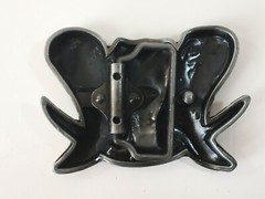 Cowboy Belt Buckle American West Western Cowgirl Hat and Boots Buckle Women