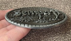 New Marine Corps USMC Semper Fi Silver Western Military Belt Buckle Oval Men