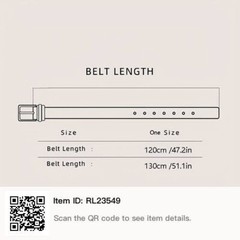 MEN&rsquo;S FASHION BELT, STYLISH DRAGON PATTERN DESIGN, DURABLE ALLOY
