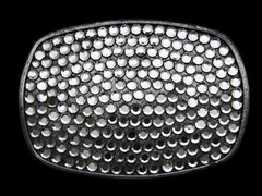MF11121 VERY COOL **CRYSTAL PAVE INLAYS** FASHION BELT BUCKLE