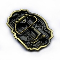 Western Cowboy Belt Buckle for Men USA Retro Rodeo Wear – Volunteer Fire Fighter