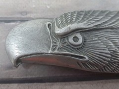 Bald Eagle Head Belt Buckle 5&Prime; Made in USA