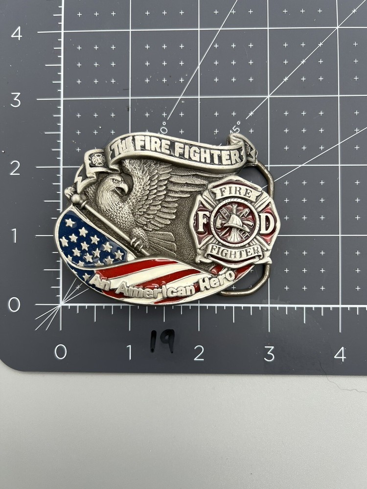 The Fire Fighter An American Hero Belt Buckle (19)