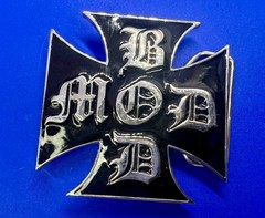 BOD MOD Maltese Iron Cross Religious Gothic Punk Vibe Belt Buckle