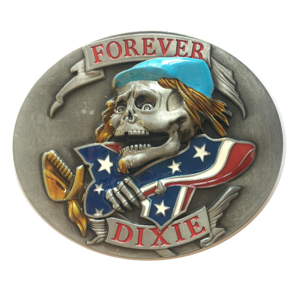 Pirates Skull Belt Buckle Western Cowboy Native American Motorcyclist (YSK-01)