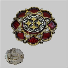 Celtic Buckle Design Shield Medieval Viking Ornament Belt Buckle *497