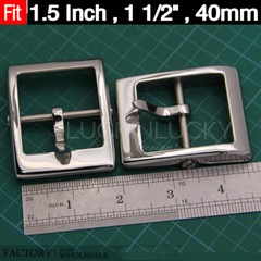 Men&rsquo;s/Women&rsquo;s Stainless Steel Belt Buckles Classic Pin Belt Buckle for 1.5&Prime;/40mm