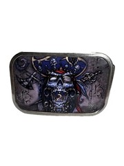 Tattoo Johnny Men haunted rockabilly LICENSED pirate Belt Buckle,Y2K| 4inX2.5in