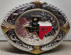 TEXAS Western Cowboy Belt Buckle Hebilla Vaquera