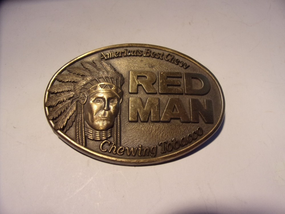 Collectible Red Man Belt Buckle – EXC – $10 s/h
