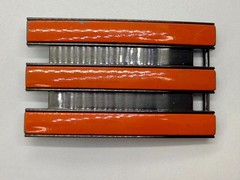 Adidas Golf 3 Stripe Orange & Black Color Trophy Award Style Used Belt Buckle
