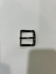 Solid Brass Polished Nickel Belt Buckle Made in Italy Fits 1.57&Prime; Belt Strap