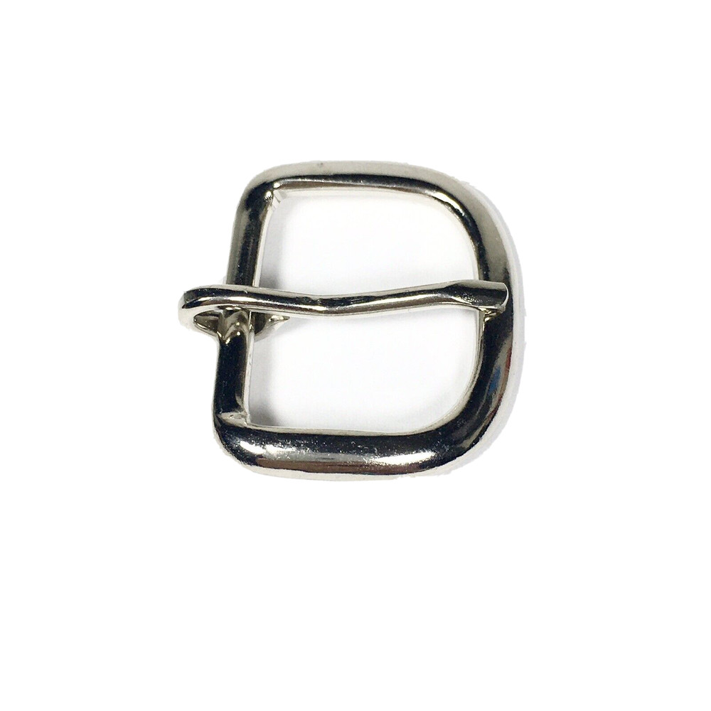 Vintage Replacement Belt Buckle Fits .9&Prime; Strap – Simple Basic Silver Tone 4A