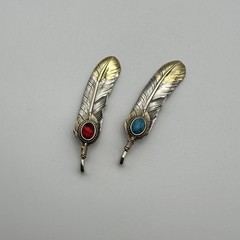 Brass Feather Charm,Necklace DIY Pendants,Keychain Charm,Jewelry Charm lot