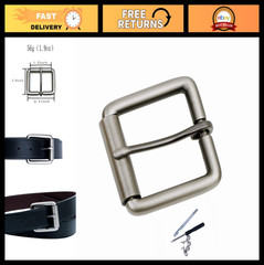 Heavy Duty 1.5&Prime; Belt Buckle Replacement – Roller Single Pin Accessories, 38mm-40