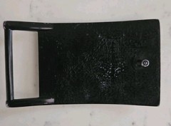 Vintage Levi Strauss & Co Belt Buckle Original Riveted Clothing Gunmetal USA