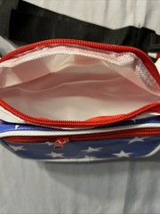 USA Merica Beverage Belt Fanny Pack Holster All American Classic Costume 4th of
