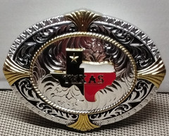TEXAS Western Cowboy Belt Buckle Hebilla Vaquera